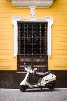 Travel Photography: Sevilla Scooter by Nat Coalson