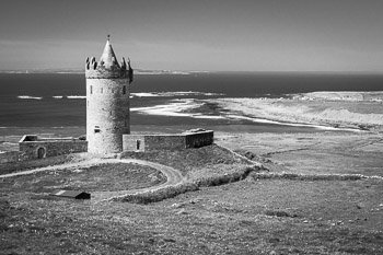 Landscape Photograph: Doonagore Castle, Ireland by Nat Coalson